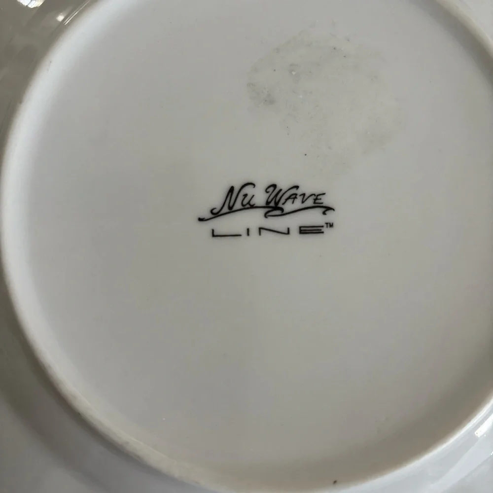 VTG Nu Wave Celestial Plates 7.5” Sun Moon Stars Blue Set 3 Dinnerware